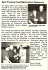 Bob Winters Field Dedication Ceremony article