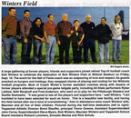 Bob Winters Field Dedication - Sept 2009