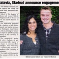 Selena Galaviz ('04) engagement announcement - January 2010