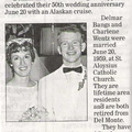 Delmar & Charlene (Wentz - Class of '59) Bangs - 50th Anniversary announcement - June 2009