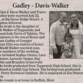 Mikal Davis-Walker (Class of '96) wedding announcement