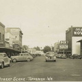 Vintage postcard - downtown Toppenish