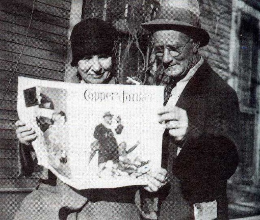 Maude and Urban Eberhart, 1933.
