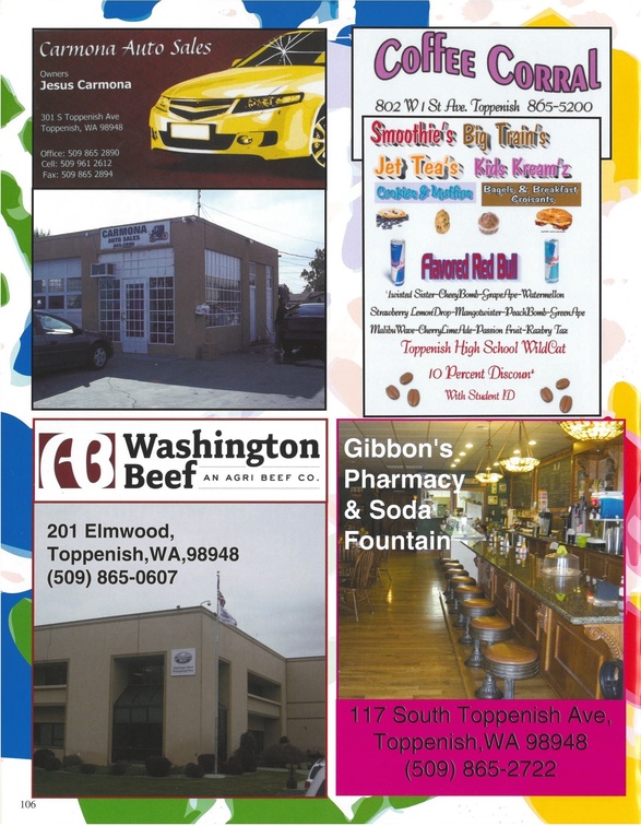 2012 Toppenish Annual 107 P106