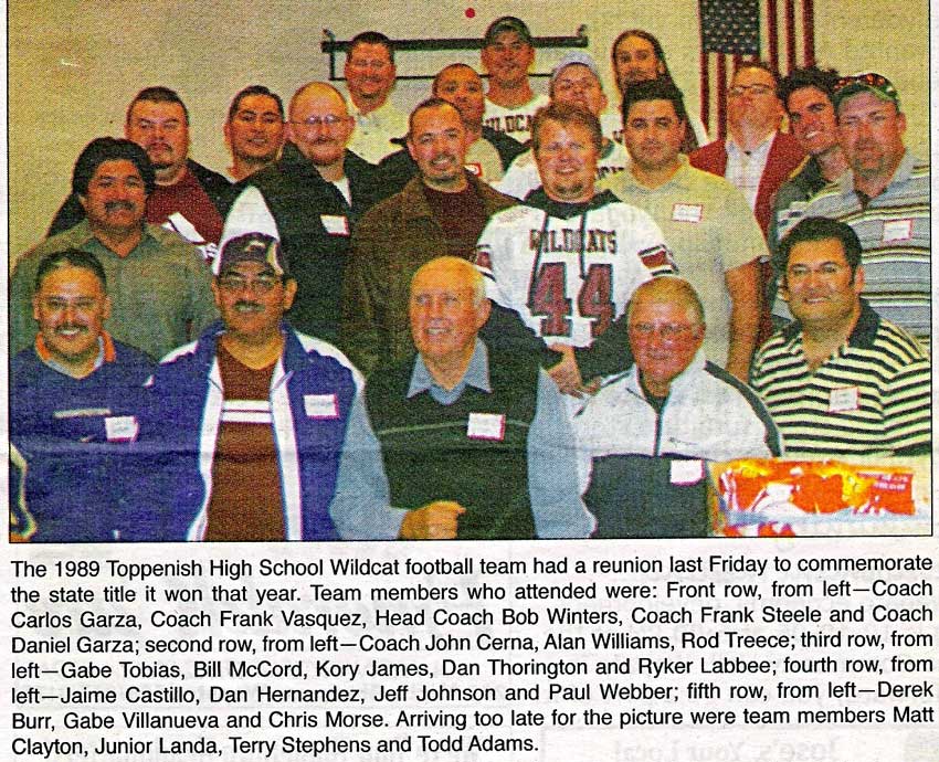 1989 Football team reunionA - 2006