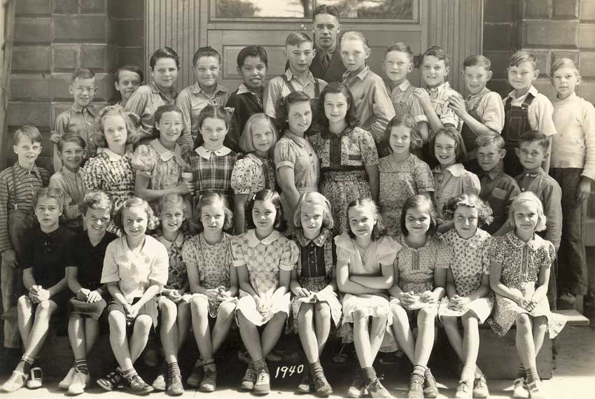 Lincoln School - 5th grade - 1939-1940 - Mr. Hailey