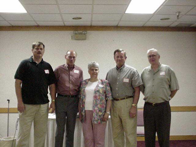 2000 35th Class of 64 Leon Macomber  Don Summers  Kay Plemmons  Clode Summer  Daryl WIlliams