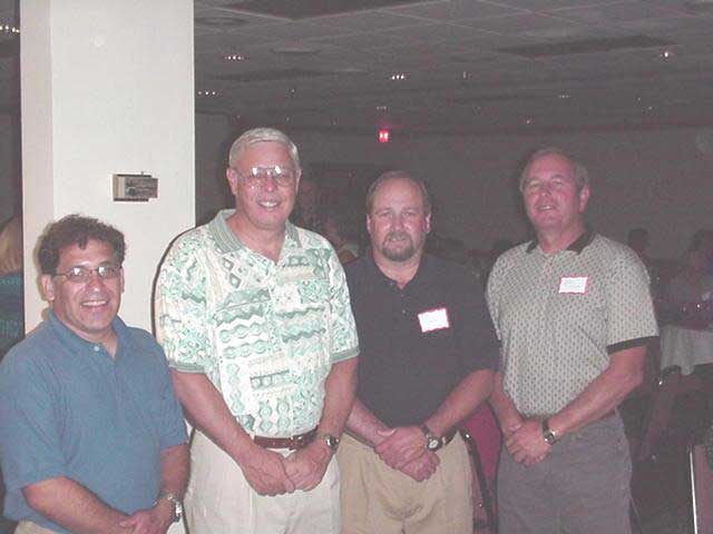 2000 35th Dennis Macias  Mike Hutton  Gene Mattern  Tom Jacobs  class of 67 who showed up