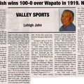 Toppenish vs Wapato football rivalry history - 99 years!