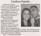 Constance Cordova ('07) &amp; Miguel Fajardo ('07) Engagement announcement - Dec 2009