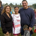 Anna Bazan (Class of 2008) w/parents Lydia & Emilio & little brother