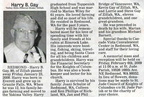 Harry Gay obituary - Feb 2009 - Class of 1936