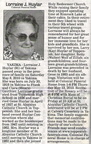 Lorraine Gauthier Huylar obituary - May 2010 - Class of 1936
