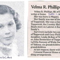 Velma (Rentschler) Phillips obit - Dec 2007 - Class of 1936