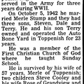 Steven Cooley Obituary - 2000