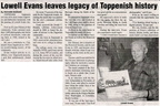 Lowell Evans ('41) article - Oct 2008