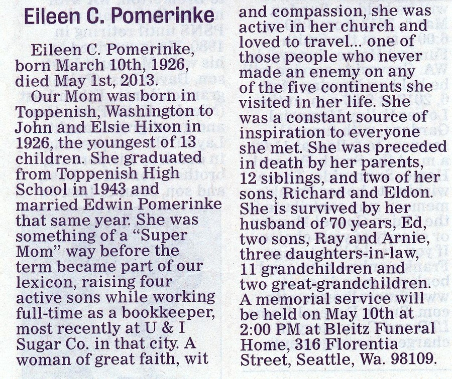 Eileen Hixon Pomerinke