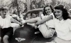 Nadine Filis, Betty Stoops, Jeannine Brown - Class of 1950