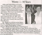 John Wentz - 50th Anniversary - Dec 2007 - Class of 1950