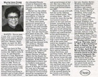 Muriel Craig obituary - April 2011 - Class of 1962