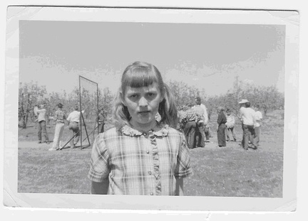 Carol Fornfeist at Buena Grade School - 1957