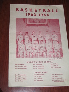 Basketball Program - 1963