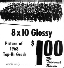 1968 Graduation photo for sale - $ 1.00