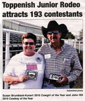 Susan Brumback Kunert - 2010 Cowgirl of the Year - Class of 1968