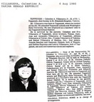 Celestino Villanueva Obituary - 1980