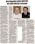Adam Diaz ('86)- new Police Chief and Tim Smith ('78) - new Fire Chief - Dec 2008