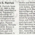 Bryan Patrick obituary - July 2010 - Class of 1979