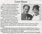 Jesse Lowe - Class of 1980 - wedding announcement Sept 2006