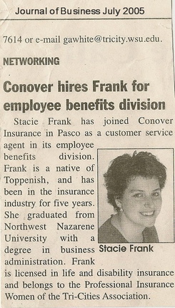 Stacie (Messick) Frank 1994 Graduate