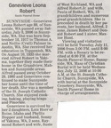Genevieve (Palmer) Robert obituary - Class of 1934?