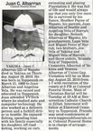 Juan Albarran obituary - August 2010