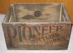 vintage Pioneer Bottling Works - Toppenish,WA wood crate