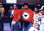 Tomás Villanueva and workers at the Yakima Office of Employment and Security. 
1987