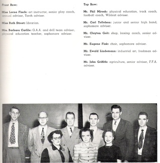 1953 Teachers at Top-Hi  B