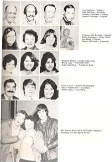 1976 Jr. High Teachers - B
