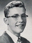 Jim Hubert's senior picture from the 1955 Tohiscan.