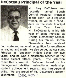 Gary DeCoteau - Toppenish teacher &amp; administrator