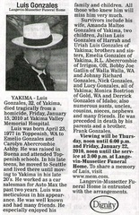 Luis Gonzales obituary