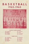 1963.0105  Page 1 Toppenish High School Basketball Program 62-63 Season vs Kennewick High School Head Coach Al Keeler and Tom Shellenberger Assistant