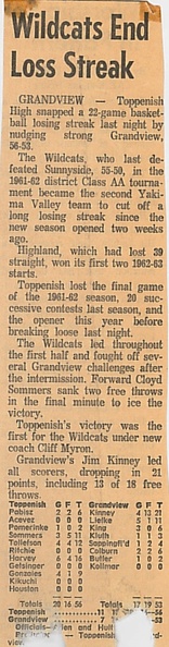 1963.1213 Toppenish ends 22 game Losing Streak with a win over Grandview Greyhounds Toppenish 56 Grandview 53 in Grandview.jpg