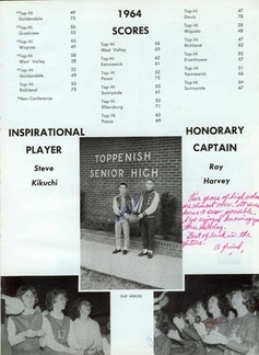1963-64 Toppenish High School Basketball Scores