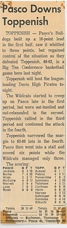 1964.0124 Toppenish Loses to Pasco 69-63 at A. J. Strom Gymnasium in Toppenish