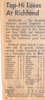 1964.0207 Toppenish takes 7-0 lead in Richland but falls to the Bombers 62-47 as Ray Stein Scores 21