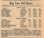 1964.0220 Big Ten All-Stars  Ray Harvey Honorable Mention