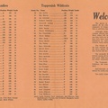 1964.0912 Page 2 Wapato Football Jamboree Program Ellensburg Wapato Toppenish and Sunnyside List of Players from all four teams (Class of 1965 Senior Year)