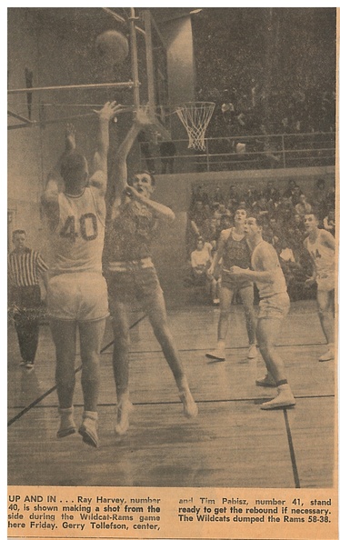1964.1220 Picture Ray Harvey making a shot from the side during West Valley Toppenish Game in Toppenish.jpg